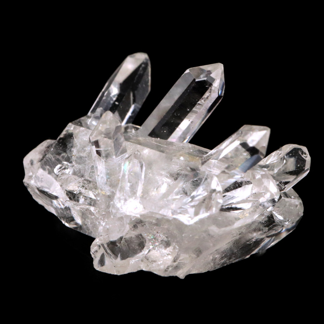 天然 水晶 クラスター ミニ ブラジル ゼッカ産 透明感が美しい ゼッカクォーツ 原石 天然石 1点物 パワーストーン クリスタル 結晶 浄化