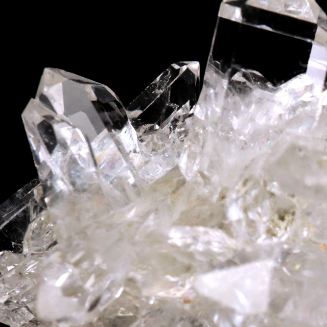 天然 水晶 クラスター ミニ ブラジル ゼッカ産 透明感が美しい ゼッカクォーツ 原石 天然石 1点物 パワーストーン クリスタル 結晶 浄化
