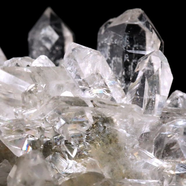天然 水晶 クラスター ミニ ブラジル ゼッカ産 透明感が美しい ゼッカクォーツ 原石 天然石 1点物 パワーストーン クリスタル 結晶 浄化
