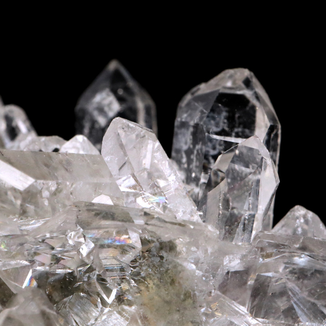 天然 水晶 クラスター ミニ ブラジル ゼッカ産 透明感が美しい ゼッカクォーツ 原石 天然石 1点物 パワーストーン クリスタル 結晶 浄化