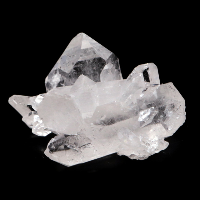 天然 水晶 クラスター ミニ ブラジル ゼッカ産 透明感が美しい ゼッカクォーツ 原石 天然石 1点物 パワーストーン クリスタル 結晶 浄化