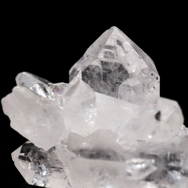 天然 水晶 クラスター ミニ ブラジル ゼッカ産 透明感が美しい ゼッカクォーツ 原石 天然石 1点物 パワーストーン クリスタル 結晶 浄化