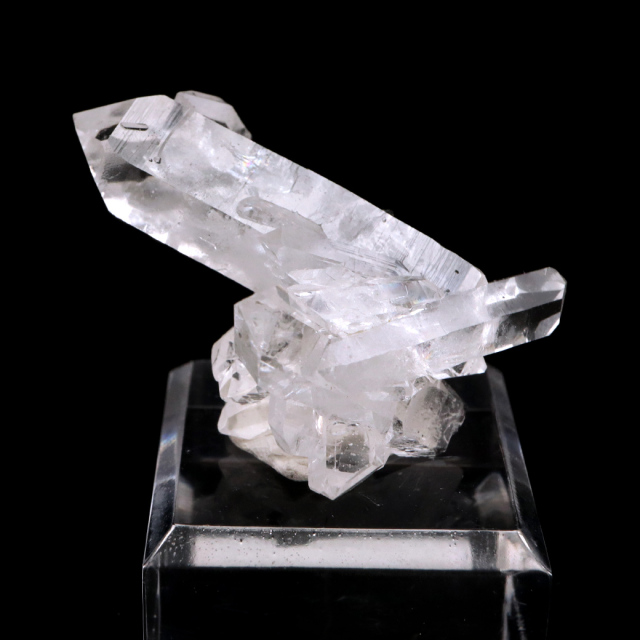 天然 水晶 クラスター ミニ ブラジル ゼッカ産 透明感が美しい ゼッカクォーツ 原石 天然石 1点物 パワーストーン クリスタル 結晶 浄化