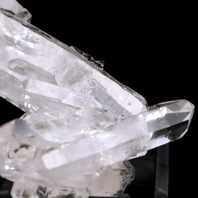 天然 水晶 クラスター ミニ ブラジル ゼッカ産 透明感が美しい ゼッカクォーツ 原石 天然石 1点物 パワーストーン クリスタル 結晶 浄化