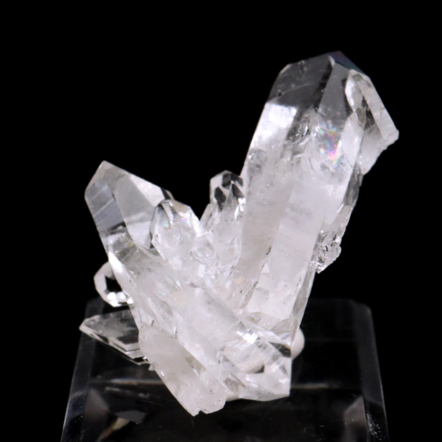 天然 水晶 クラスター ミニ ブラジル ゼッカ産 透明感が美しい ゼッカクォーツ 原石 天然石 1点物 パワーストーン クリスタル 結晶 浄化