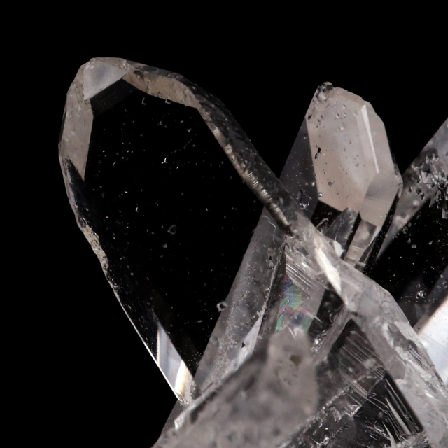 天然 水晶 クラスター ミニ ブラジル ゼッカ産 透明感が美しい ゼッカクォーツ 原石 天然石 1点物 パワーストーン クリスタル 結晶 浄化