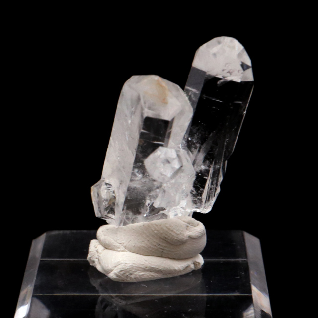 天然 水晶 クラスター ミニ ブラジル ゼッカ産 透明感が美しい ゼッカクォーツ 原石 天然石 1点物 パワーストーン クリスタル 結晶 浄化