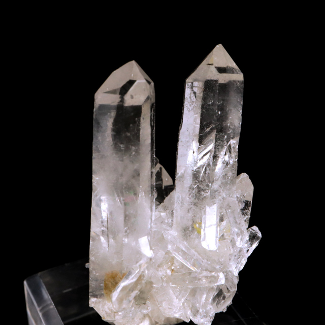天然 水晶 クラスター ミニ ブラジル ゼッカ産 透明感が美しい ゼッカクォーツ 原石 天然石 1点物 パワーストーン クリスタル 結晶 浄化