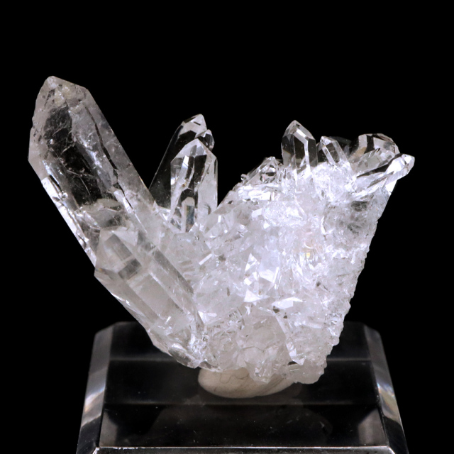 天然 水晶 クラスター ミニ ブラジル ゼッカ産 透明感が美しい ゼッカクォーツ 原石 天然石 1点物 パワーストーン クリスタル 結晶 浄化