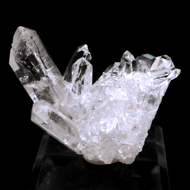 天然 水晶 クラスター ミニ ブラジル ゼッカ産 透明感が美しい ゼッカクォーツ 原石 天然石 1点物 パワーストーン クリスタル 結晶 浄化