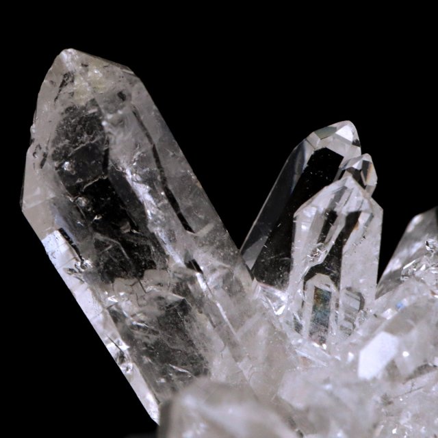 天然 水晶 クラスター ミニ ブラジル ゼッカ産 透明感が美しい ゼッカクォーツ 原石 天然石 1点物 パワーストーン クリスタル 結晶 浄化