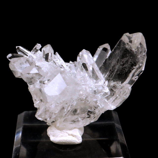 天然 水晶 クラスター ミニ ブラジル ゼッカ産 透明感が美しい ゼッカクォーツ 原石 天然石 1点物 パワーストーン クリスタル 結晶 浄化