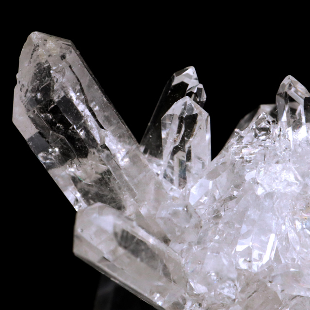 天然 水晶 クラスター ミニ ブラジル ゼッカ産 透明感が美しい ゼッカクォーツ 原石 天然石 1点物 パワーストーン クリスタル 結晶 浄化