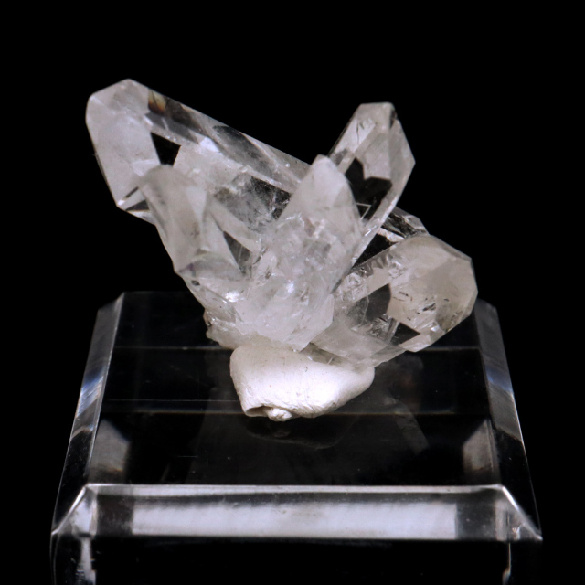 天然 水晶 クラスター ミニ ブラジル ゼッカ産 透明感が美しい ゼッカクォーツ 原石 天然石 1点物 パワーストーン クリスタル 結晶 浄化