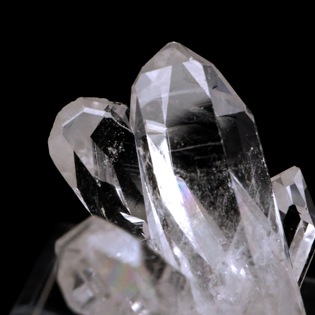 天然 水晶 クラスター ミニ ブラジル ゼッカ産 透明感が美しい ゼッカクォーツ 原石 天然石 1点物 パワーストーン クリスタル 結晶 浄化