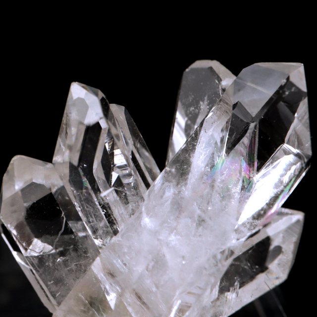 天然 水晶 クラスター ミニ ブラジル ゼッカ産 透明感が美しい ゼッカクォーツ 原石 天然石 1点物 パワーストーン クリスタル 結晶 浄化