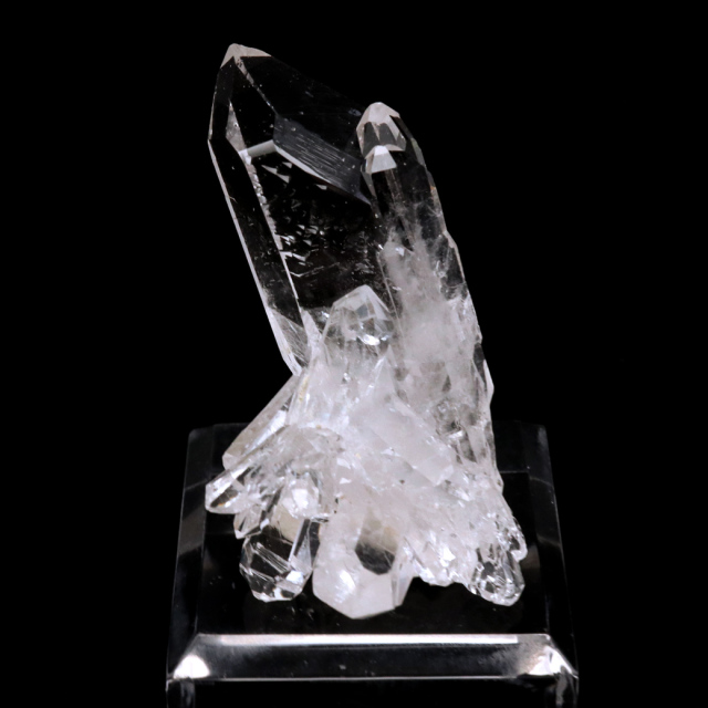 天然 水晶 クラスター ミニ ブラジル ゼッカ産 透明感が美しい ゼッカクォーツ 原石 天然石 1点物 パワーストーン クリスタル 結晶 浄化