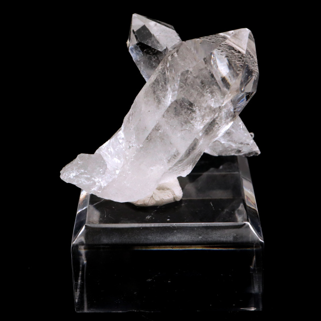 天然 水晶 クラスター ミニ ブラジル ゼッカ産 透明感が美しい ゼッカクォーツ 原石 天然石 1点物 パワーストーン クリスタル 結晶 浄化