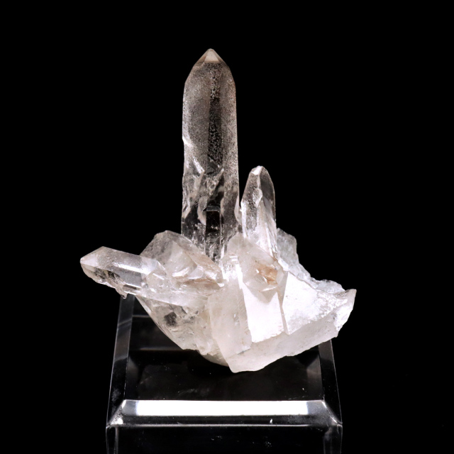 天然 水晶 クラスター ミニ ブラジル ゼッカ産 透明感が美しい ゼッカクォーツ 原石 天然石 1点物 パワーストーン クリスタル 結晶 浄化