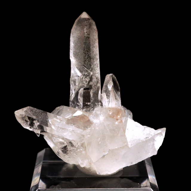 天然 水晶 クラスター ミニ ブラジル ゼッカ産 透明感が美しい ゼッカクォーツ 原石 天然石 1点物 パワーストーン クリスタル 結晶 浄化