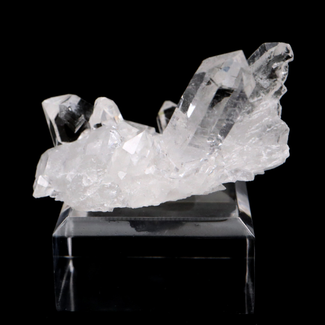 天然 水晶 クラスター ミニ ブラジル ゼッカ産 透明感が美しい ゼッカクォーツ 原石 天然石 1点物 パワーストーン クリスタル 結晶 浄化