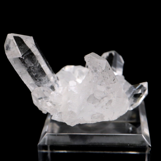 天然 水晶 クラスター ミニ ブラジル ゼッカ産 透明感が美しい ゼッカクォーツ 原石 天然石 1点物 パワーストーン クリスタル 結晶 浄化
