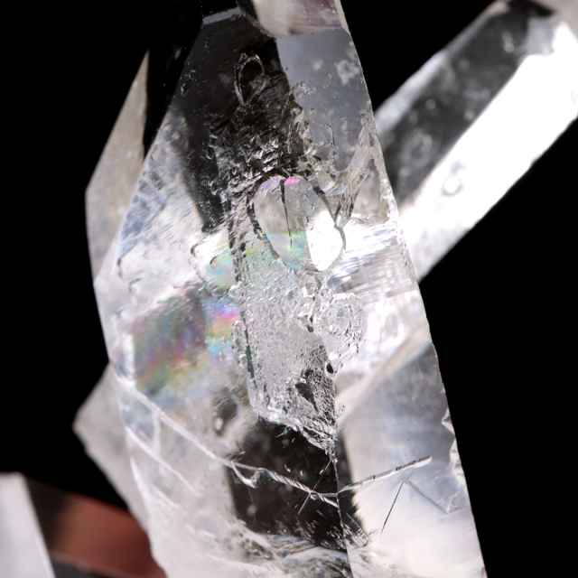天然 水晶 クラスター ミニ ブラジル ゼッカ産 透明感が美しい ゼッカクォーツ 原石 天然石 1点物 パワーストーン クリスタル 結晶 浄化