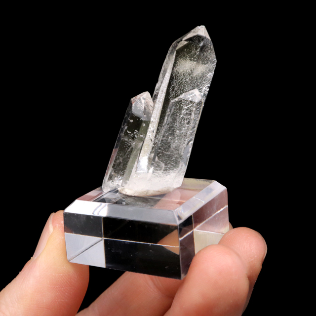 天然 水晶 クラスター ミニ ブラジル ゼッカ産 透明感が美しい ゼッカクォーツ 原石 天然石 1点物 パワーストーン クリスタル 結晶 浄化