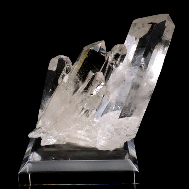 天然 水晶 クラスター ミニ ブラジル ゼッカ産 透明感が美しい ゼッカクォーツ 原石 天然石 1点物 パワーストーン クリスタル 結晶 浄化