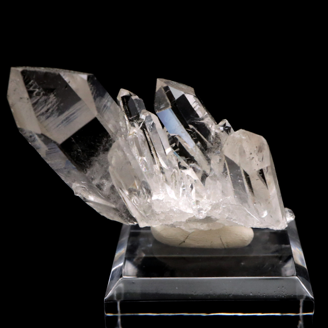 天然 水晶 クラスター ミニ ブラジル ゼッカ産 透明感が美しい ゼッカクォーツ 原石 天然石 1点物 パワーストーン クリスタル 結晶 浄化