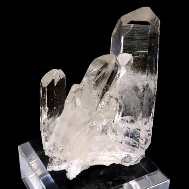 天然 水晶 クラスター ミニ ブラジル ゼッカ産 透明感が美しい ゼッカクォーツ 原石 天然石 1点物 パワーストーン クリスタル 結晶 浄化