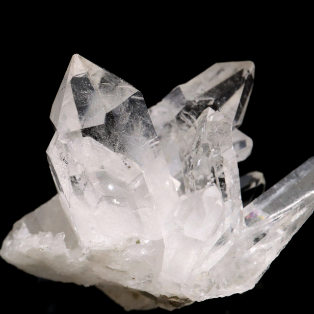 天然 水晶 クラスター ミニ ブラジル ゼッカ産 透明感が美しい ゼッカクォーツ 原石 天然石 1点物 パワーストーン クリスタル 結晶 浄化