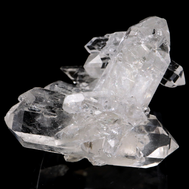 天然 水晶 クラスター ミニ ブラジル ゼッカ産 透明感が美しい ゼッカクォーツ 原石 天然石 1点物 パワーストーン クリスタル 結晶 浄化