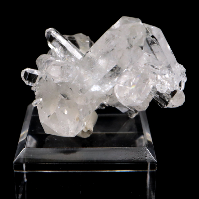 天然 水晶 クラスター ミニ ブラジル ゼッカ産 透明感が美しい ゼッカクォーツ 原石 天然石 1点物 パワーストーン クリスタル 結晶 浄化