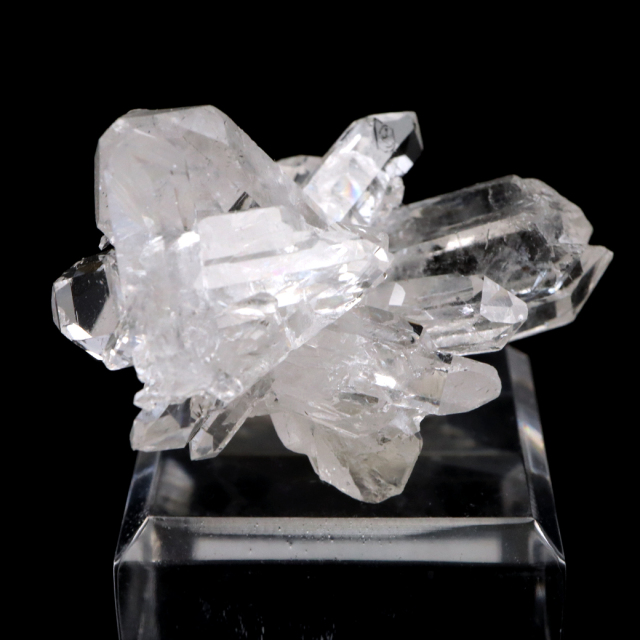 天然 水晶 クラスター ミニ ブラジル ゼッカ産 透明感が美しい ゼッカクォーツ 原石 天然石 1点物 パワーストーン クリスタル 結晶 浄化