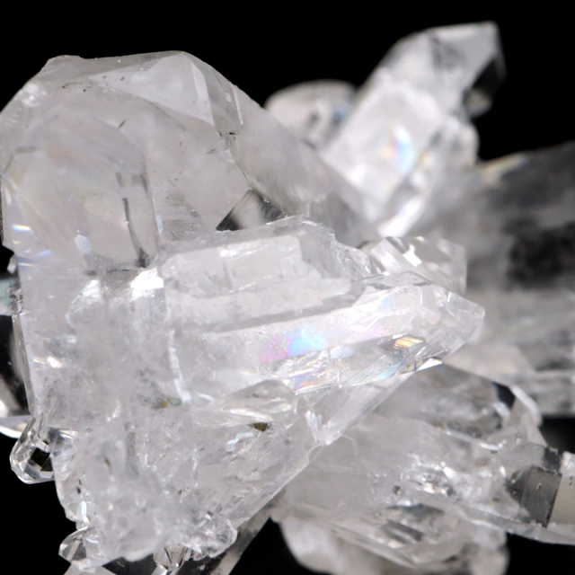 天然 水晶 クラスター ミニ ブラジル ゼッカ産 透明感が美しい ゼッカクォーツ 原石 天然石 1点物 パワーストーン クリスタル 結晶 浄化