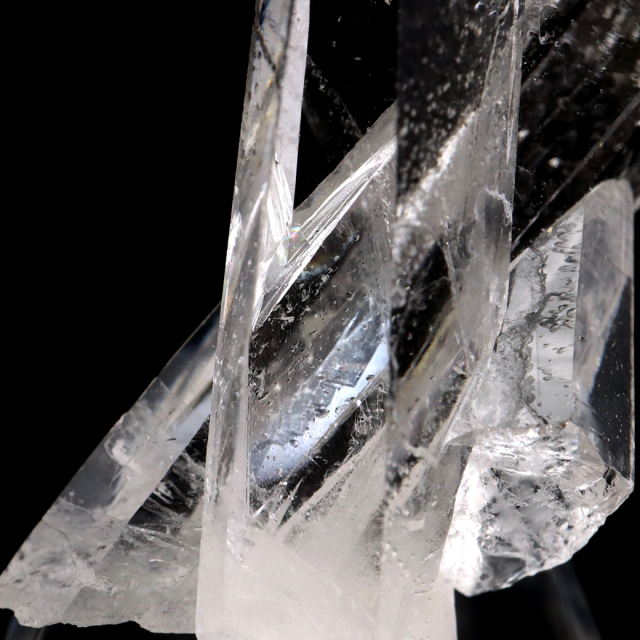 天然 水晶 クラスター ミニ ブラジル ゼッカ産 透明感が美しい ゼッカクォーツ 原石 天然石 1点物 パワーストーン クリスタル 結晶 浄化