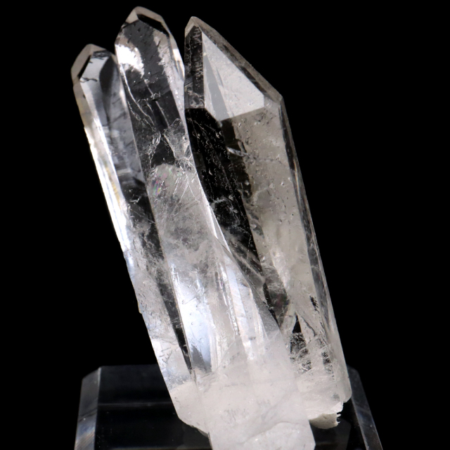 天然 水晶 クラスター ミニ ブラジル ゼッカ産 透明感が美しい ゼッカクォーツ 原石 天然石 1点物 パワーストーン クリスタル 結晶 浄化