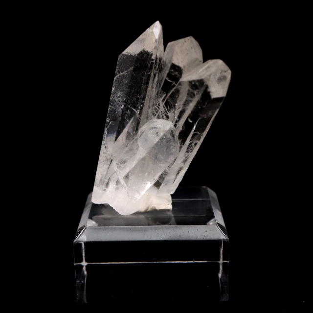天然 水晶 クラスター ミニ ブラジル ゼッカ産 透明感が美しい ゼッカクォーツ 原石 天然石 1点物 パワーストーン クリスタル 結晶 浄化