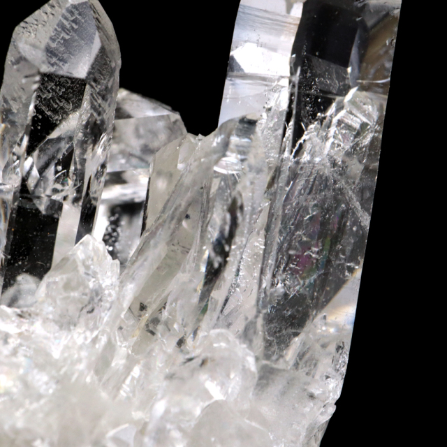 天然 水晶 クラスター ミニ ブラジル ゼッカ産 透明感が美しい ゼッカクォーツ 原石 天然石 1点物 パワーストーン クリスタル 結晶 浄化