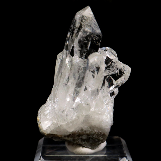 天然 水晶 クラスター ミニ ブラジル ゼッカ産 透明感が美しい ゼッカクォーツ 原石 天然石 1点物 パワーストーン クリスタル 結晶 浄化