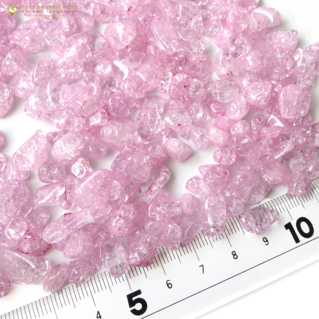 クラック 水晶 爆裂水晶 ピンク 1kg まとめ売り お得 桃色 カラー 飾り石 業務用 さざれ石 本物 ネイルパーツ 材料 レジンパーツ