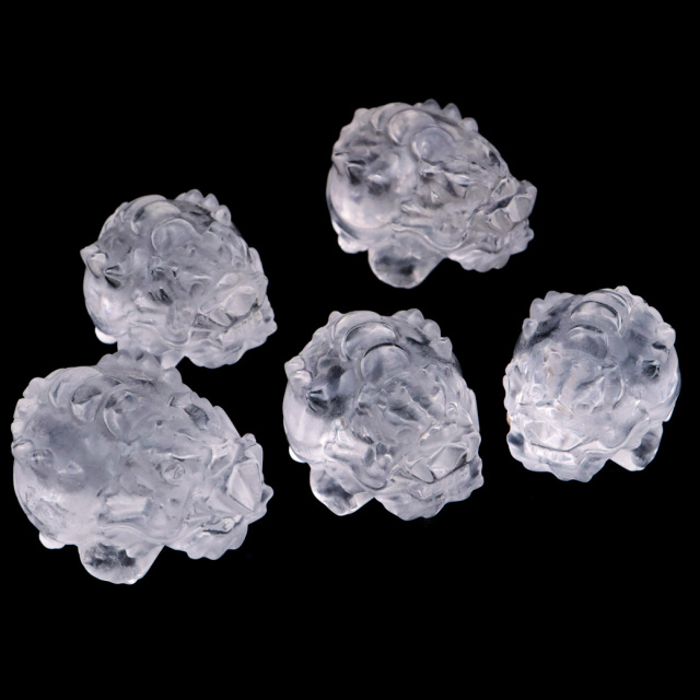 水晶 ロングイ 置物 龍亀 風水 置き物 天然石 彫り物 彫刻 パワーストーン おしゃれ 4月 誕生石 霊獣 正財 金運 仕事運 運気 