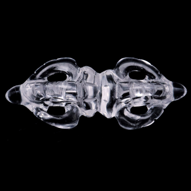 水晶 五鈷杵 クリスタル クォーツ 天然石 パワーストーン 1個売り 風水 開運 ごこしょ crystal 密教法具 お守り チベット 縁起物
