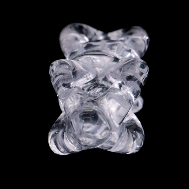 水晶 五鈷杵 クリスタル クォーツ 天然石 パワーストーン 1個売り 風水 開運 ごこしょ crystal 密教法具 お守り チベット 縁起物