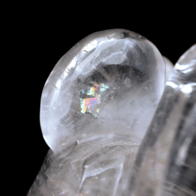 レムリアンシード 天使 Lサイズ 1点もの 233g 虹入り ヒーリング エンジェル 天然 水晶 天然石 ブラジル バイーア産 証明書付き