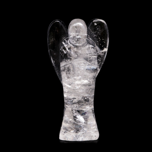 レムリアンシード 天使 Lサイズ 1点もの  虹入り ヒーリング エンジェル 天然 水晶 天然石 ブラジル バイーア産 証明書付き