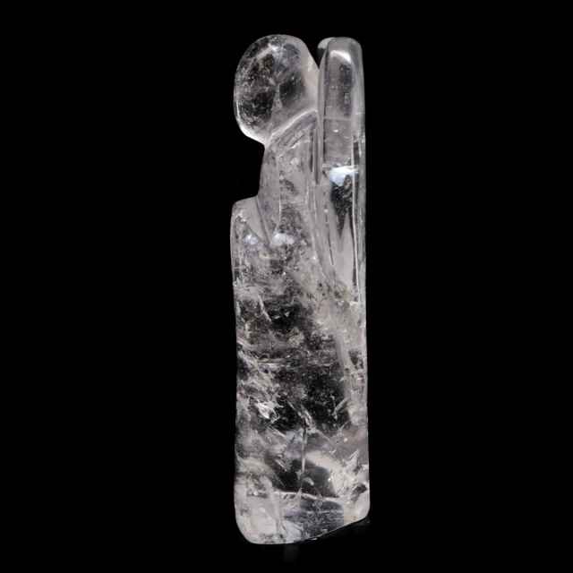 レムリアンシード 天使 Lサイズ 1点もの  虹入り ヒーリング エンジェル 天然 水晶 天然石 ブラジル バイーア産 証明書付き