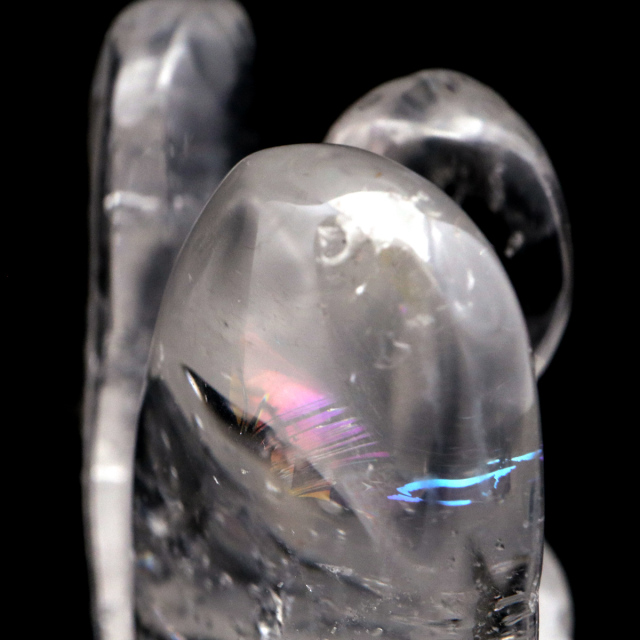 レムリアンシード 天使 Lサイズ 1点もの  虹入り ヒーリング エンジェル 天然 水晶 天然石 ブラジル バイーア産 証明書付き
