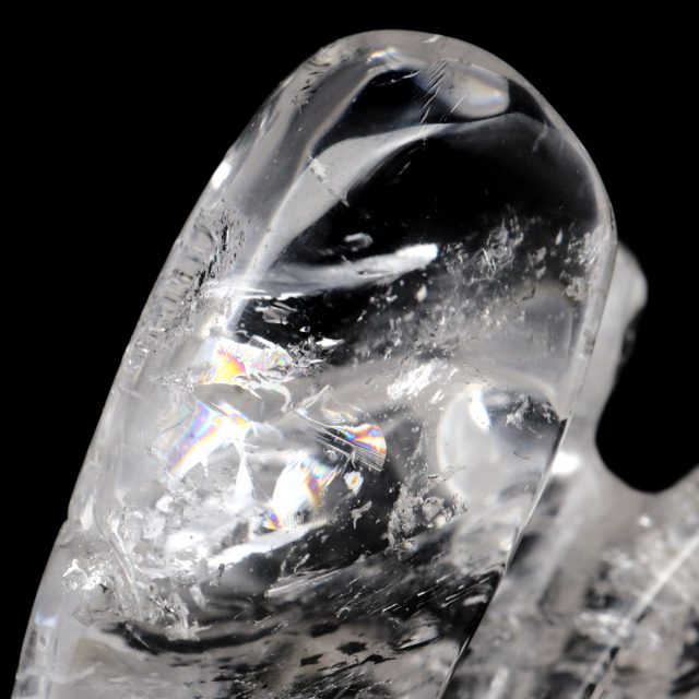 レムリアンシード 天使 Lサイズ 1点もの  虹入り ヒーリング エンジェル 天然 水晶 天然石 ブラジル バイーア産 証明書付き